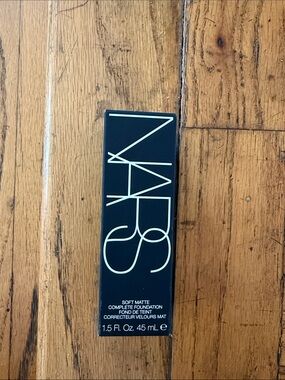 NARS Soft Matte Complete Foundation - Black Packaging with White Logo